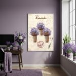 Quadro Decorativo Lavanda Expandida - 70x50cm
