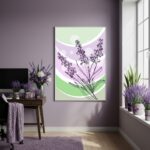 Quadro Decorativo Lavanda Harmonia - 70x50cm