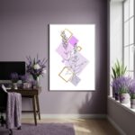 Quadro Decorativo Lavanda Leve - 70x50cm