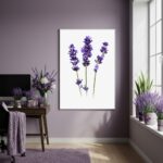 Quadro Decorativo Lavanda Leveza - 70x50cm