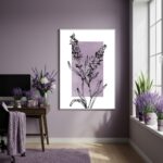 Quadro Decorativo Lavanda Livre - 70x50cm