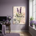 Quadro Decorativo Lavanda Orgânica - 70x50cm