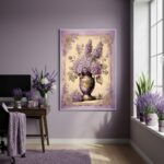 Quadro Decorativo Lavanda Presença - 70x50cm