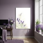 Quadro Decorativo Lavanda Profunda - 70x50cm