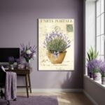 Quadro Decorativo Lavanda Pulsante - 70x50cm