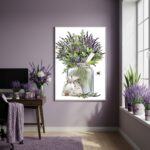 Quadro Decorativo Lavanda Pura - 70x50cm