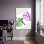 Quadro Decorativo Lavanda Silenciosa - 70x50cm