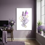 Quadro Decorativo Lavanda Suave - 70x50cm