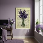 Quadro Decorativo Lavanda Sublime - 70x50cm