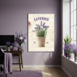 Quadro Decorativo Lavanda Viva - 70x50cm