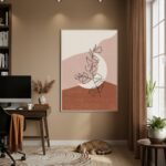 Quadro Decorativo Luar Terroso - 70x50cm
