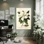 Quadro Decorativo Magnólia Clássica - 70x50cm