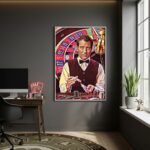 Quadro Decorativo Noite De Jogos - 70x50 cm