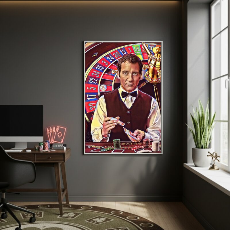 Quadro Decorativo Noite De Jogos - 70x50 cm