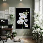 Quadro Decorativo Orquídea Ânfora - 70x50cm