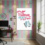 Quadro Decorativo Patinar Alegra A Alma - 70x50 cm