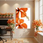 Quadro Decorativo Pétala Do Amanhecer - 70x50cm