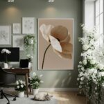 Quadro Decorativo Pétala Sutil - 70x50cm