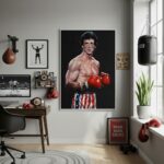 Quadro Decorativo Rocky Balboa-70x50cm