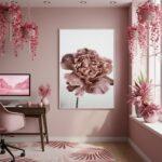 Quadro Decorativo Rosa Antiga - 70x50cm