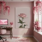 Quadro Decorativo Rosa Clássica - 70x50cm