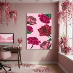 Quadro Decorativo Rosas Clássicas - 70x50cm