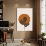 Quadro Decorativo Sol Caramelo - 70x50cm