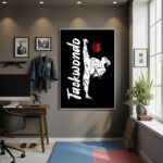 Quadro Decorativo Taekwondo - 70x50 cm