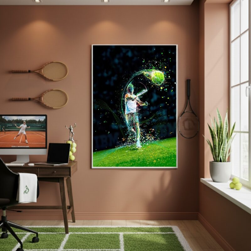 Quadro Decorativo Tênis Absoluto-70x50cm