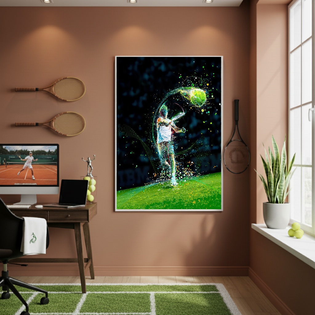 Quadro Decorativo Tênis Absoluto-70x50cm