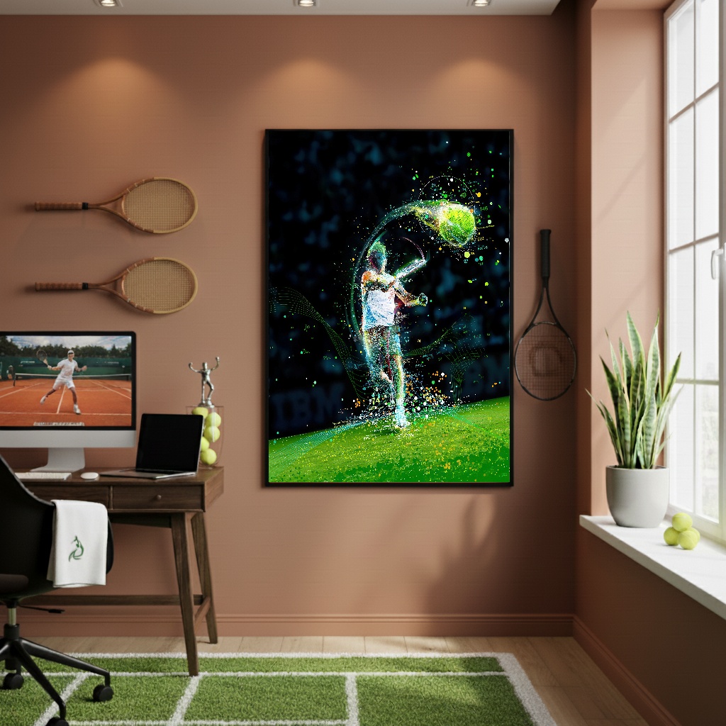 Quadro Decorativo Tênis Absoluto-70x50cm