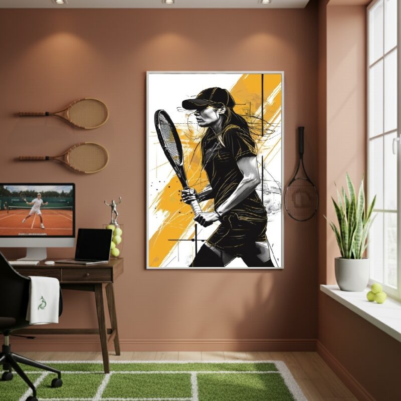 Quadro Decorativo Tênis Radical-70x50cm