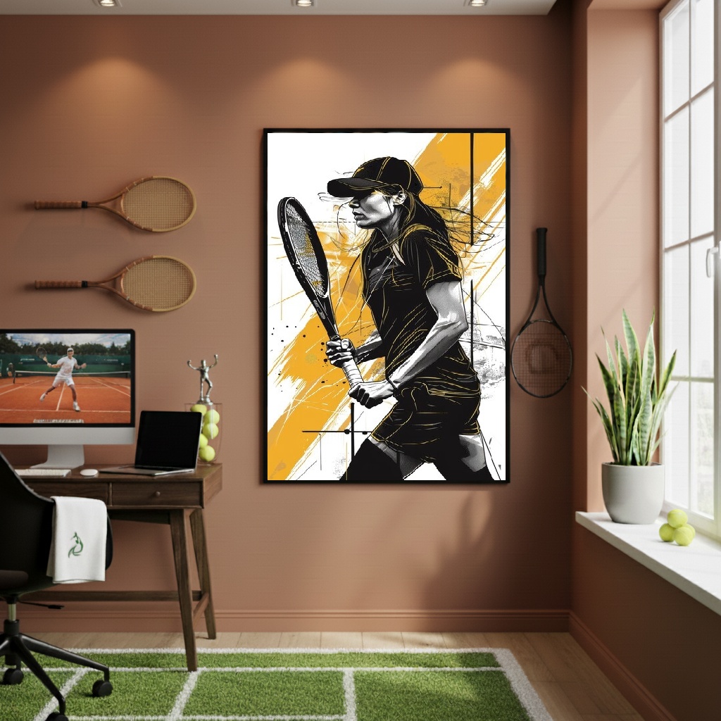 Quadro Decorativo Tênis Radical-70x50cm