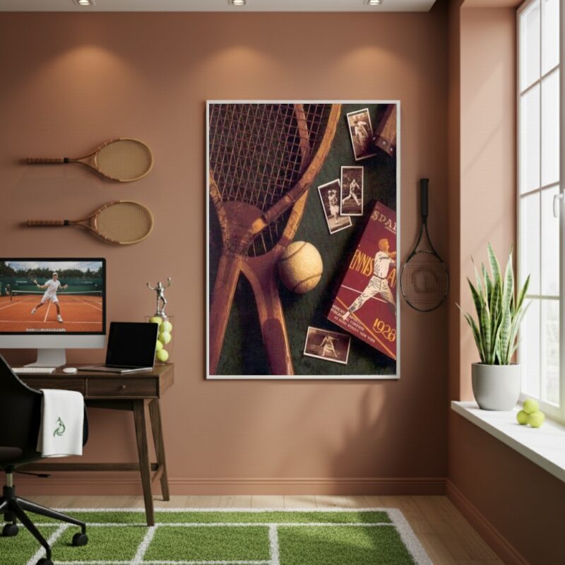 Quadro Decorativo Tênis Vintage-70x50cm
