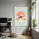 Quadro Decorativo Tranquilidade Na Yoga-70x50cm