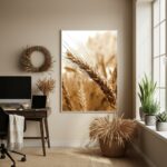 Quadro Decorativo Trigo Ao Vento - 70x50cm