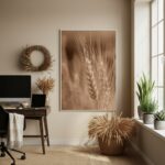 Quadro Decorativo Trigo Da Colheita-70x50cm