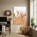 Quadro Decorativo Trigo Em Movimento - 70x50cm