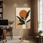Quadro Decorativo Tropical Terroso - 70x50cm