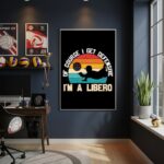Quadro Decorativo Vôlei Defensivo-70x50cm
