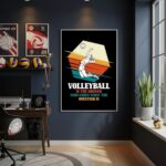 Quadro Decorativo Vôlei É A Resposta-70x50cm