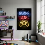 Quadro Decorativo Zona De Jogo-70x50cm