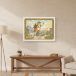 Quadro Carta Tarot Gatos O Louco - 50x70 Cm