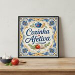 Quadro Decorativo Cozinha Afetiva - 33x33 Cm