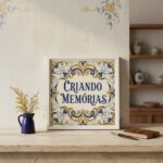 Quadro Decorativo Criando Memórias - 33x33 Cm