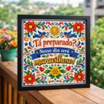 Quadro Decorativo Dia Incrível - 33x33 Cm