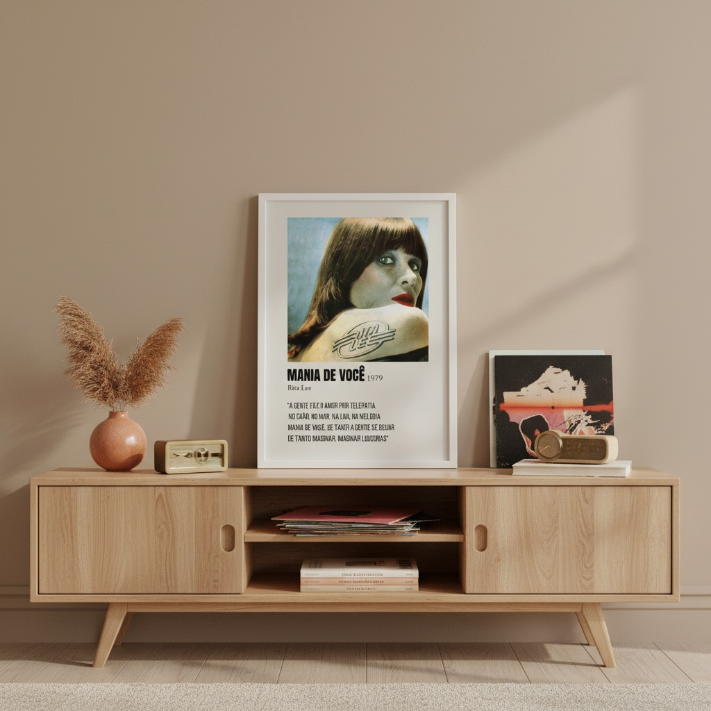 Quadro Decorativo Música Mania de Você