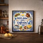 Quadro Mineiro Nois Ama Um Cafezin - 33x33 Cm