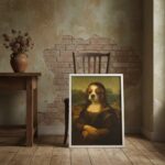 Quadro Mona Lisa Cavalier king Charles spaniel