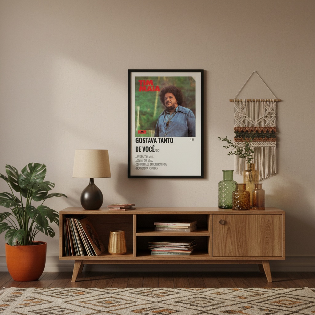Quadro Música Gostava Tanto de Você
